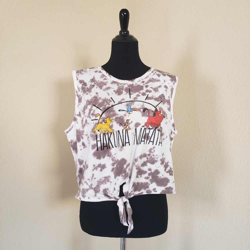 Hakuna Matata Timon & Pumba Tank Top Tie Dye
